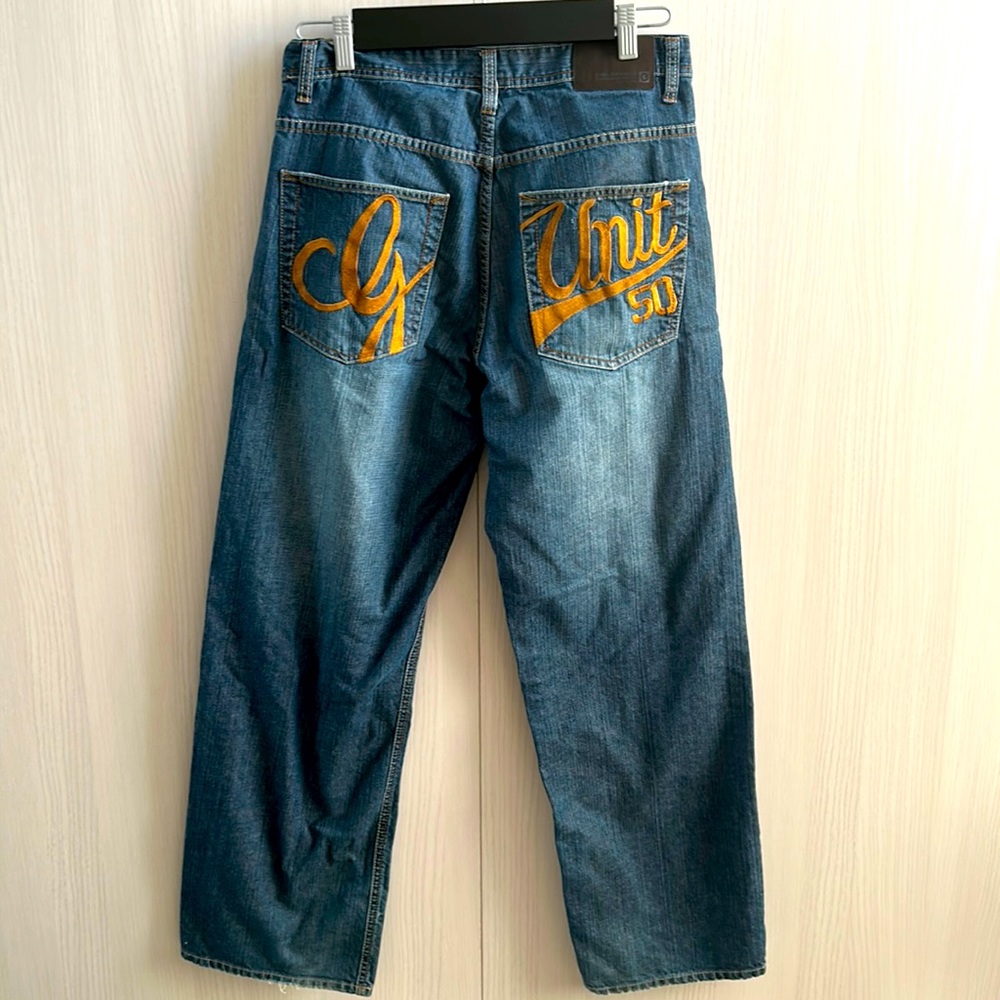 Vintage G-Unit Denim Mens Sz 32 x 32  Gorilla Unit Blue